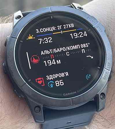 Смарт -Часы Garmin EPIX PRO GEN 2, Saphire Carbor Grey DLC Titanium, чорні Киев