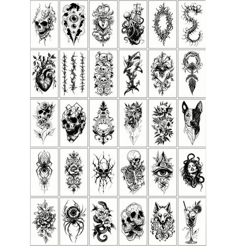 Набор детских временных тату 