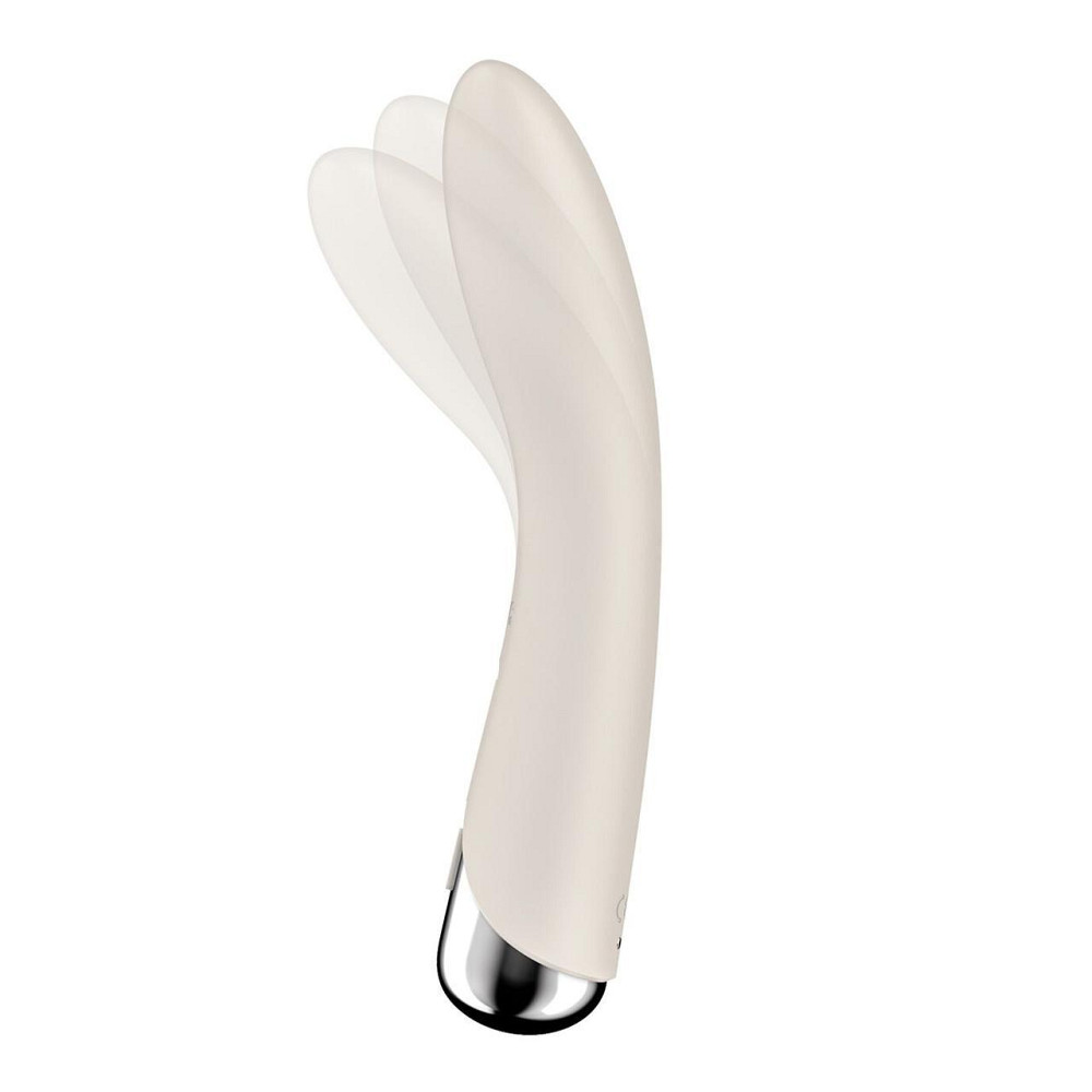 Вібратор точки G з обертанням Satisfyer Spinning Vibe 1 Beige, 2 мотори Sex Aura Київ - фото 2