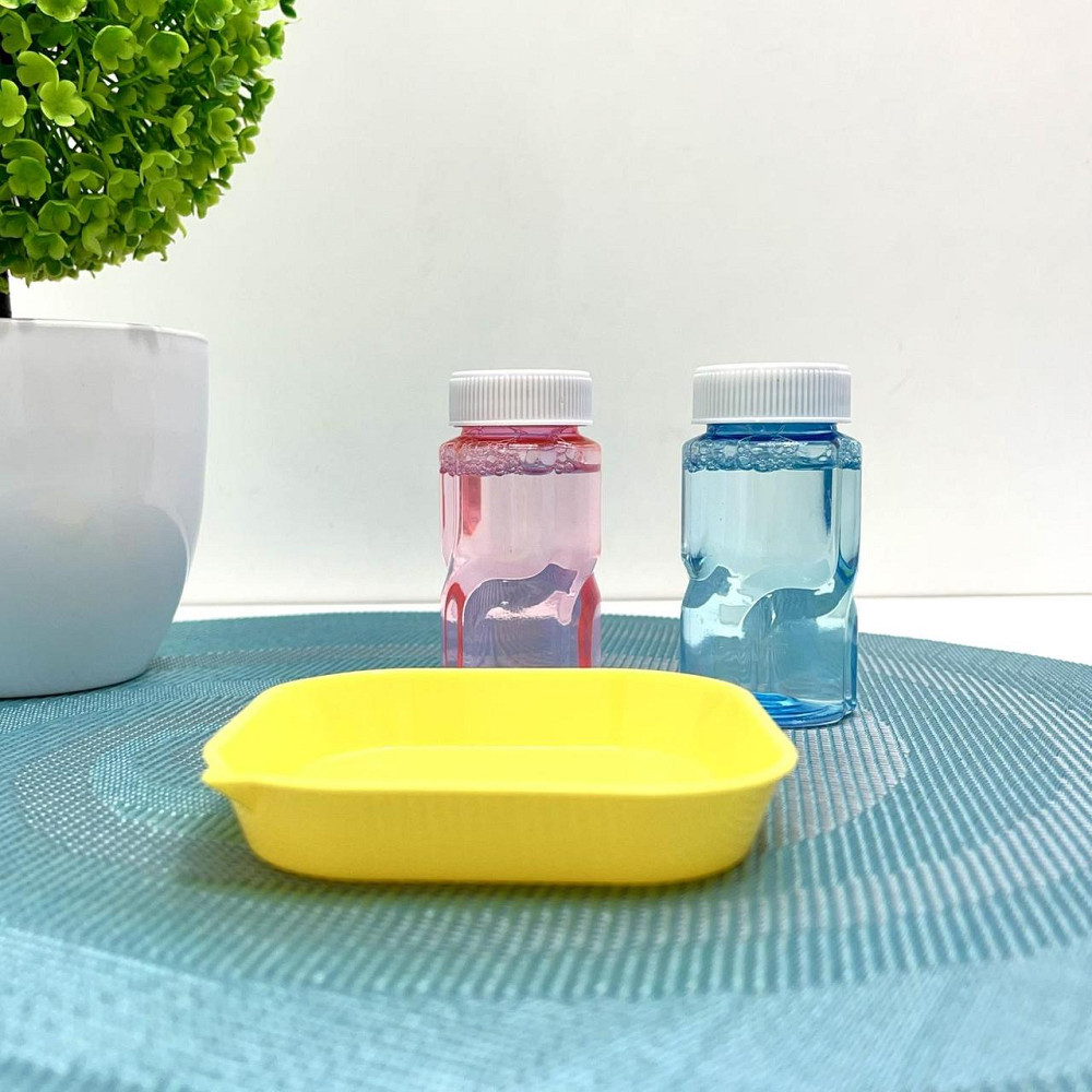 Пістолет для запуску мильних бульбашок світло запаска 26 см Жовто-синій (9835-3) Чернігів - фото 9