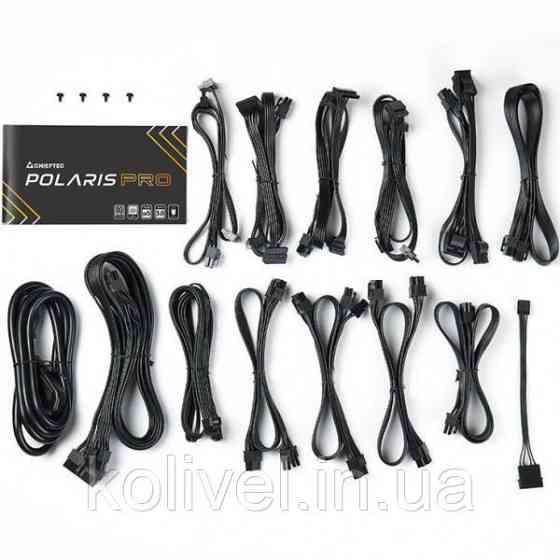 БЖ 1300W Chieftec POLARIS PRO PPX-1300FC-A3, 135 mm, 80+ PLATINUM, Modular, Retail Box (PPX-1300FC-A3) Київ