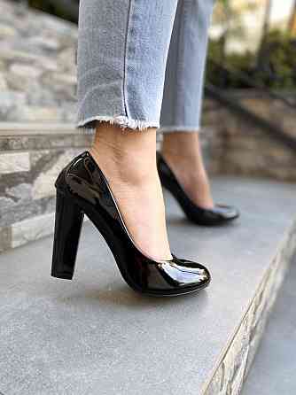 Туфлі жіночі SEASTAR чорні еко-лак 37р. каблук 10см. (4579) Коломыя