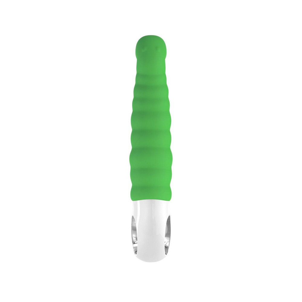 Вібратор точки G Fun Factory PATCHY PAUL fresh green, гнучкий, 12 режимів Sex Aura Київ - фото 5