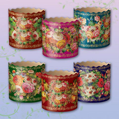 Форми для Пасок 250 гр d90 h85 Жостово 50 шт/пач. Харків - фото 2