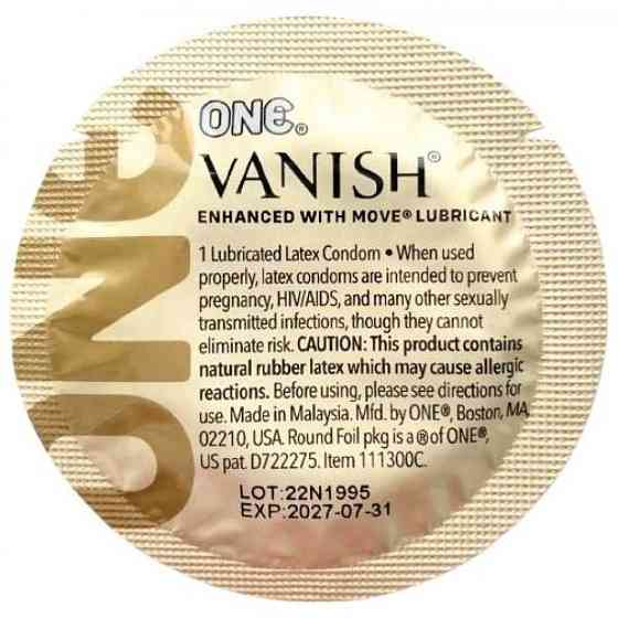 Набор ультратонких латексных презервативов One Vanish Hyperthin (цена за 5 шт.) Sex Aura Киев