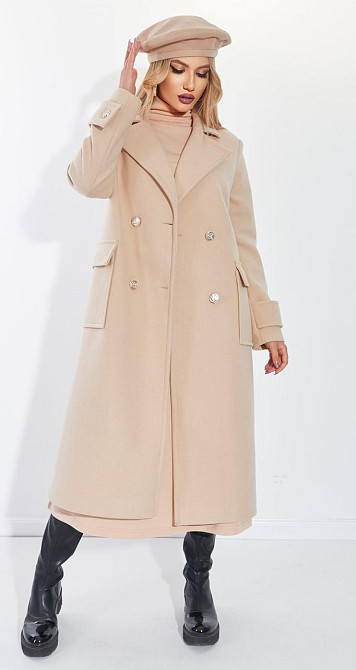 Чорне пальто (42) Київ - фото 1