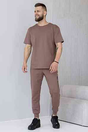 Штани джогери чоловічі TotalFit EM1 M, Коричневий Київ