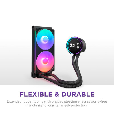 Система жидкостного охлаждения NZXT Kraken Elite RGB 280mm AIO (RL-KR28E-B2) Винница - изображение 6