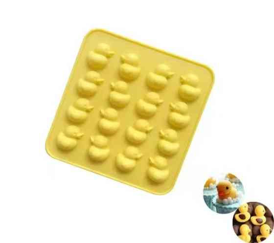 Молд силиконовый Утка 175 на 175 мм желтый Киев