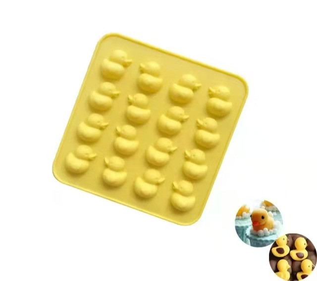 Молд силиконовый Утка 175 на 175 мм желтый Киев - изображение 3