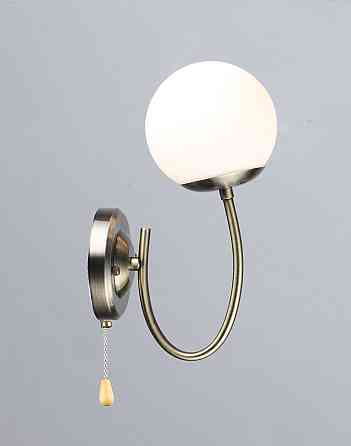 Бра з одним скляним плафоном N6610/1W (Бронза) Коломия