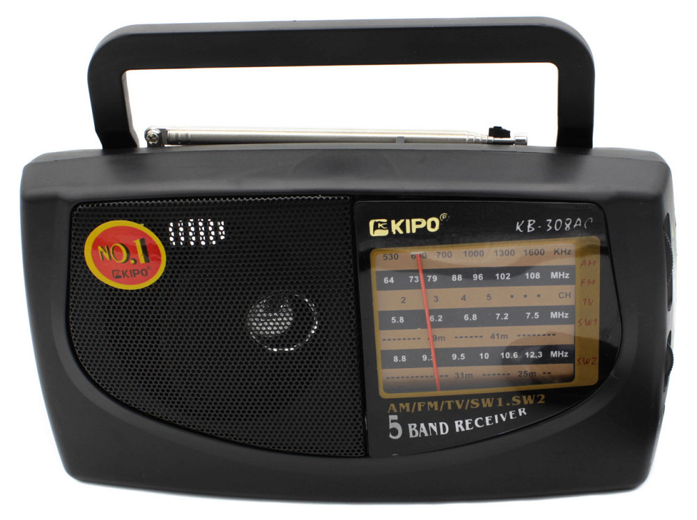 Радіоприймач кипо KIPO-KP 308AC, AM/FM/TV/SW1.5W2 перший сорт Дніпро - фото 1