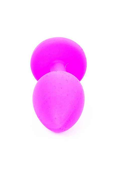 Анальна пробка - Jewellery Silicone Pink Plug S Light Blue Sex Aura Київ - фото 5