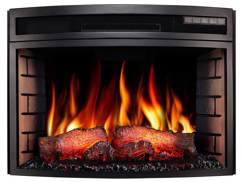 Электрокамин ArtiFlame AF25 Panoramic с обогревом и звуком горения огня Львов - изображение 1
