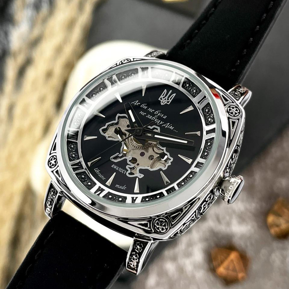 Awarder 021-3D Де би не була Silver-Black-Black Leather Киев - изображение 2