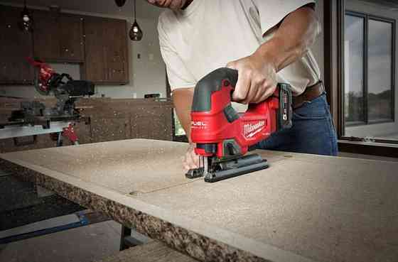 Лобзик акумуляторний MILWAUKEE, M18 FJS-0X (+ полотно, адаптер, кожух, насадка, накладка підошви, HD кейс) Одеса