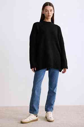 Жіночий затишний оверсайз светр машинна вʼязка Одеса