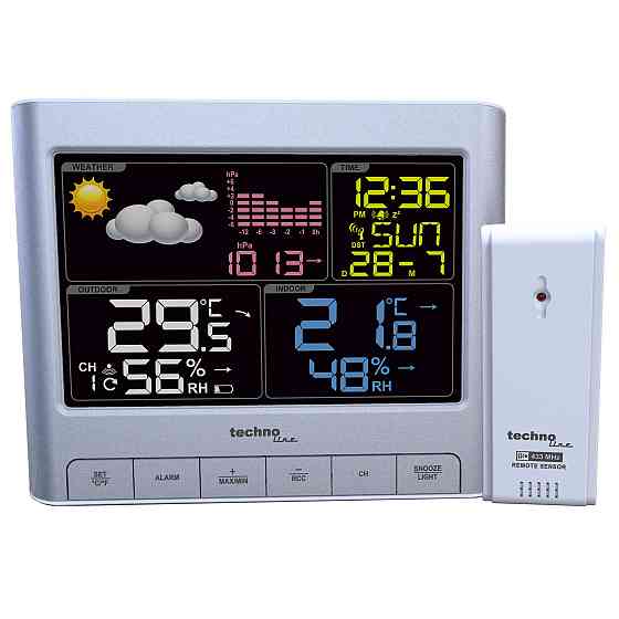 Метеостанция Technoline WS6449 Silver (WS6449) Вінниця