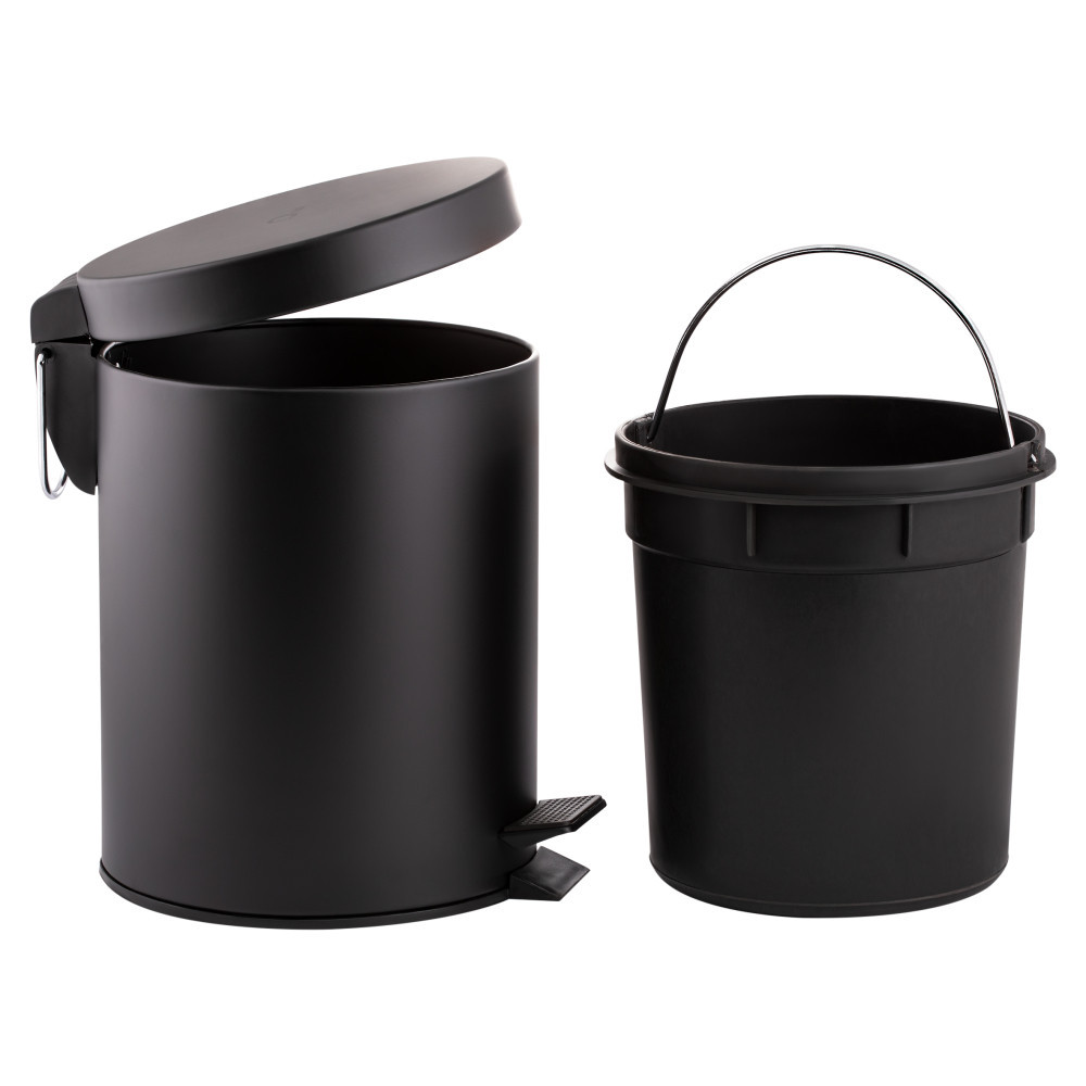 Ведро для мусора Qtap Liberty 5 л QTLIBBLM1149 Black Київ - фото 3
