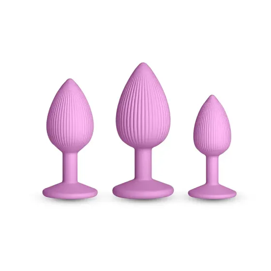 Набір анальних пробок NS Novelties INYA - Triple Ace Kit - Blush Львів