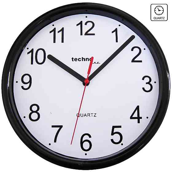 Часы настенные Technoline WT600 Black (WT600 schwarz) Вінниця