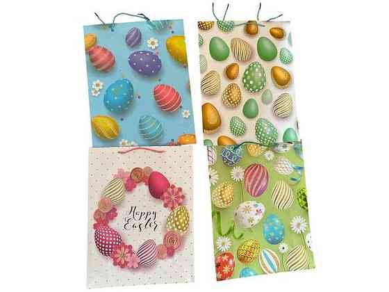 Пакет крупнодной S Easter eggs 18*24*8.5см R40802-S ТМ STENSON Киев