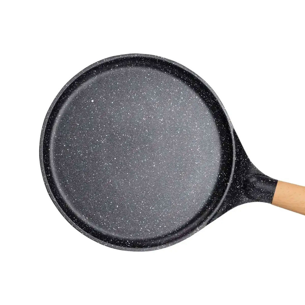 MGC Алюмінієва млинцева сковорода з мармуровим антипригарним покриттям Ø 24 см, товсте дно MGC Коломия - фото 4