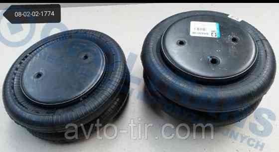 Пневмоподушка бублик 2B-220 M12 220мм SAF, ROR, BPW, GIGANT, Schmitz  (кріплення на хрест) Луцк