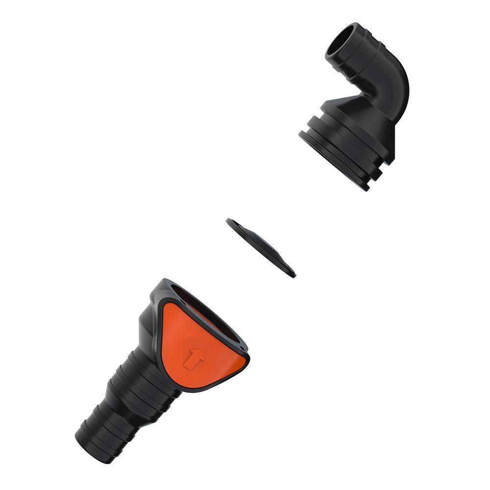 Зворотний клапан SEAFLO кутовий (90°) для шланга 25/32/38 мм — Універсальний (Marine Grade) Київ - фото 2