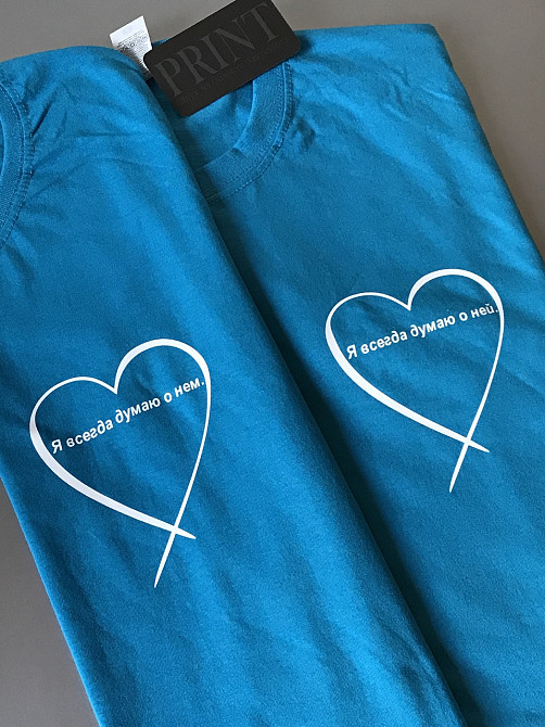 Парні футболки для хлопця та дівчини Чернівці - фото 2