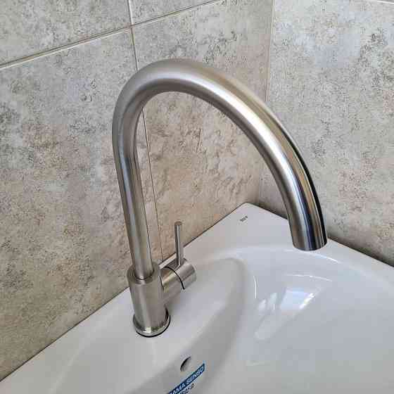 Змішувач для кухні високий VOLLE CRUZE cepillado níquel нікель 1547.110102 Київ