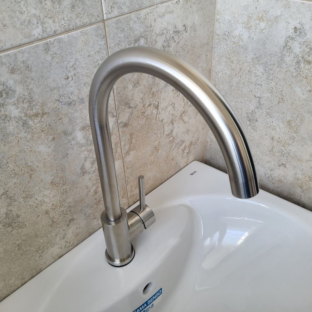 Змішувач для кухні високий VOLLE CRUZE cepillado níquel нікель 1547.110102 Київ - фото 6
