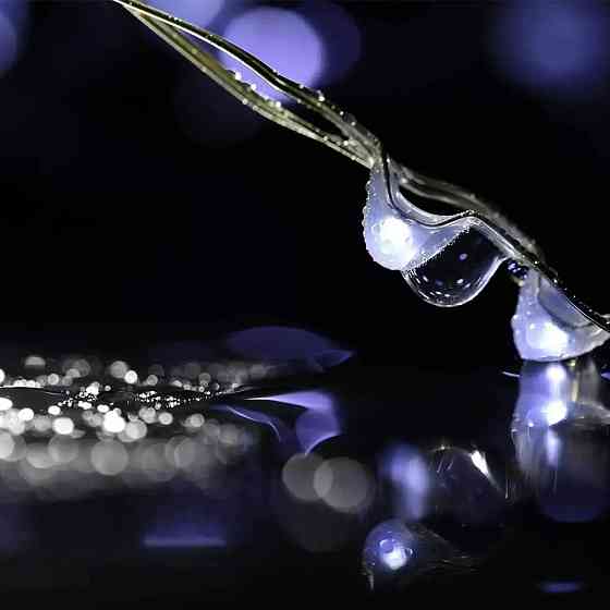 Гирлянда нить Роса от USB,50м,500LED + пульт,Холодный белый SBR Киев