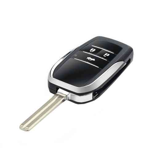 Викидний ключ Toyota, корпус під чіп, 3 кнопки, автоключ TOY48, NEW, смарт корпус Київ