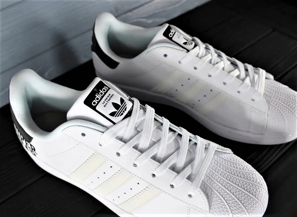 Кроссовки Adidas Superstar Белые Адидас Суперстар Мужские (размеры: 41,42,43,44,45,46) Днепр - изображение 8