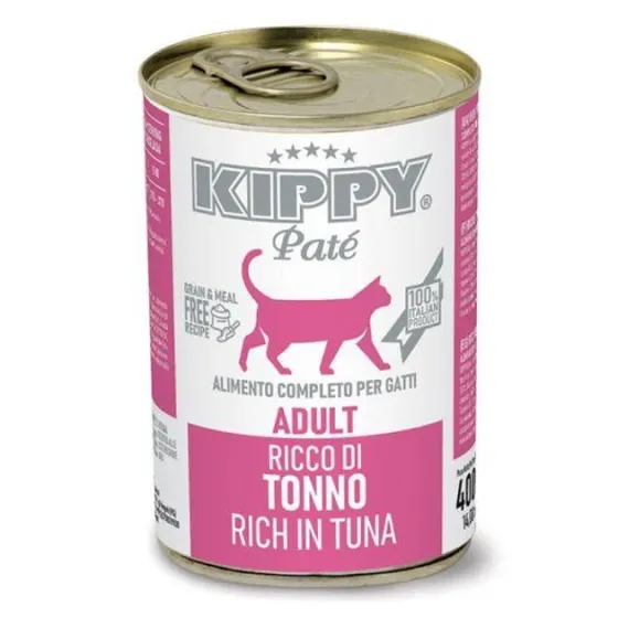 Влажный корм KIPPY Pate Adult Cats Tuna для взрослых котов с тунцом в виде паштета 400 г Винница