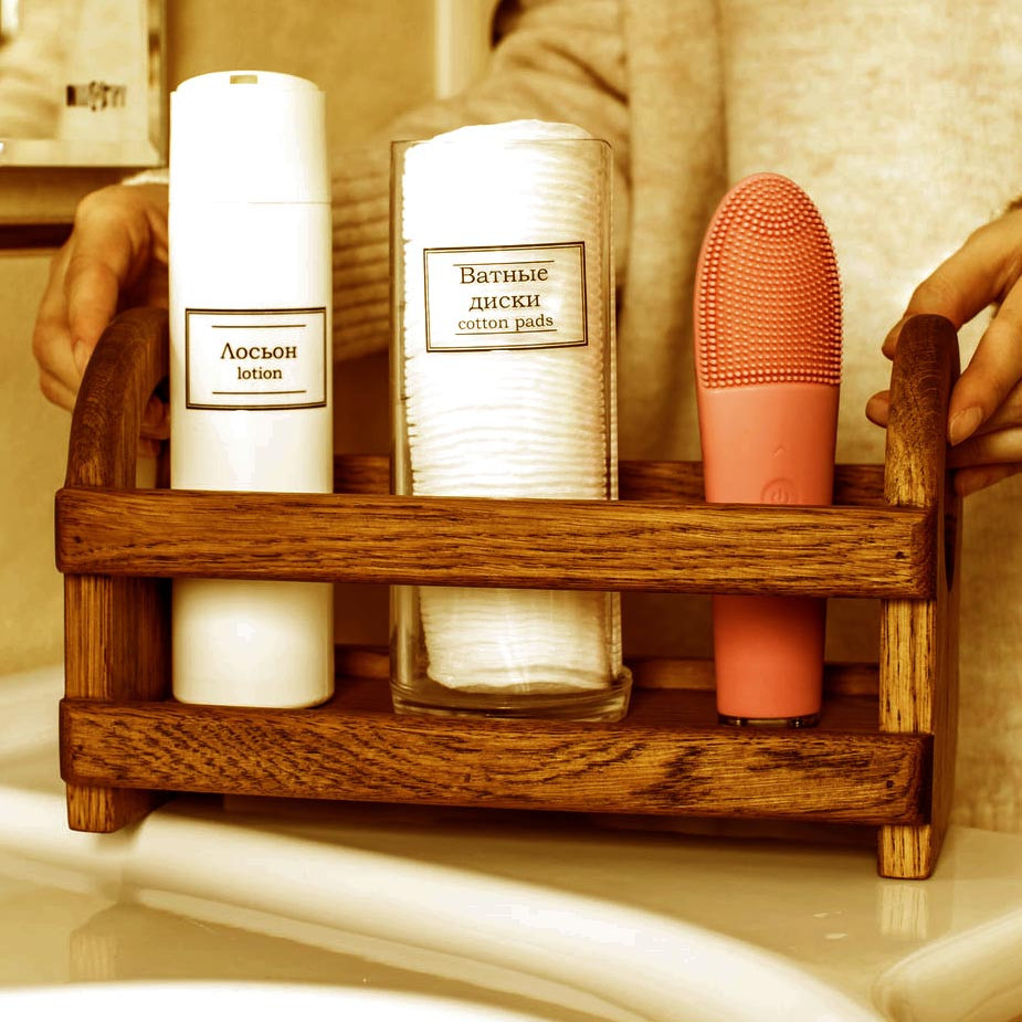 Настільна полиця для ванної "Феріхіл" охра Миколаїв - фото 1