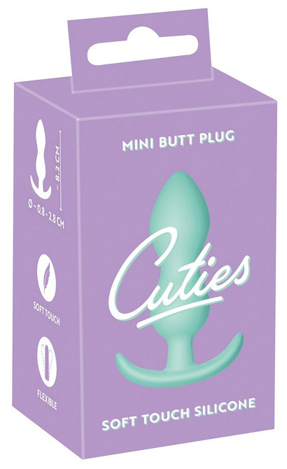 Анальная пробка Cuties Plugs Green Sex Aura Киев - изображение 2
