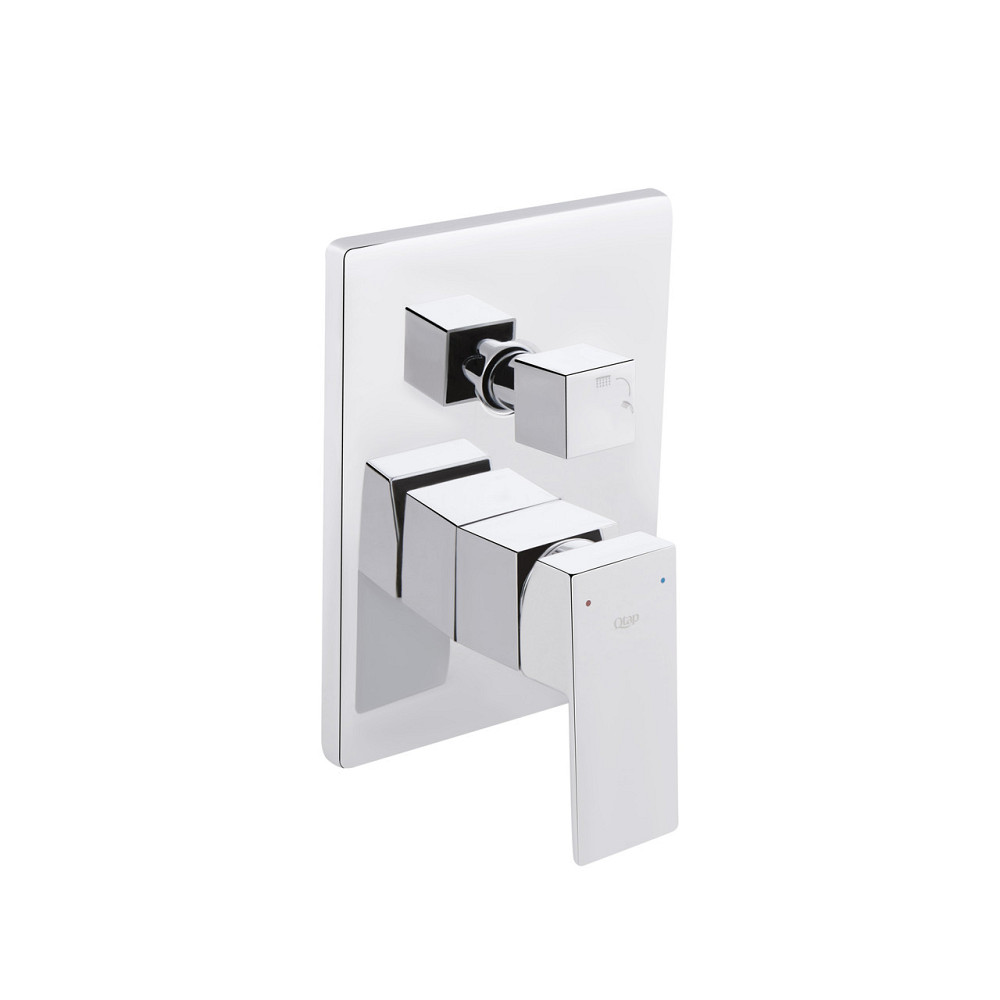 Душова система універсальна Qtap Aquarius прихованого монтажу на два споживачі QTAQA64103NGC Chrome Київ - фото 3