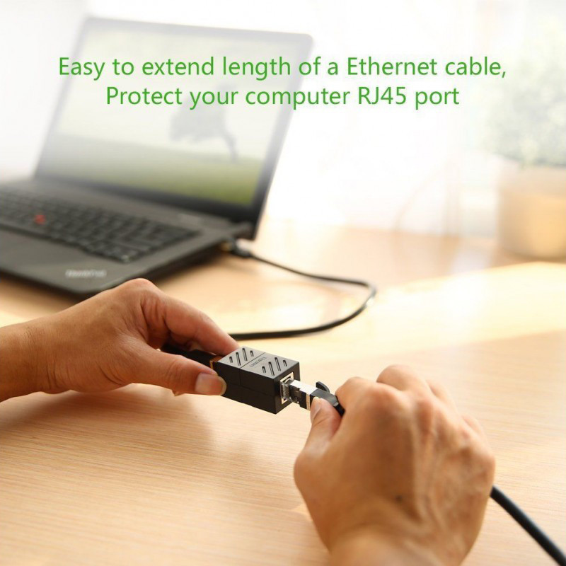 Соединитель витой пары RJ45 Ugreen NW114 20390 (Черный) Николаев - изображение 6