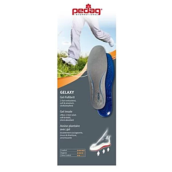 Гелева устілка Pedag Gelaxy 175 з мікрофібровим покриттям (Німеччина) Дніпро - фото 3