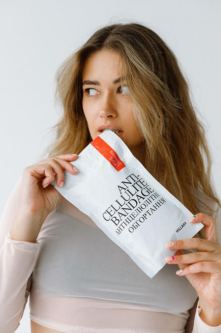 Набор Антицеллюлитные липосомальные обертывания + жидкость Anti-cellulite LPD'S Slimming (12 процедур) Hillary Киев - изображение 5