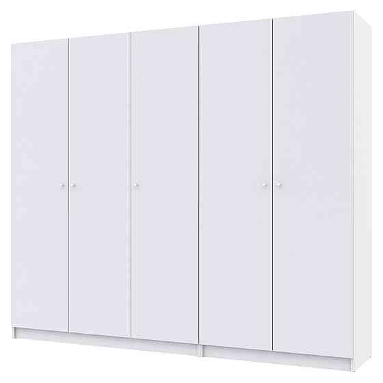 Комплект шкафов для одежды Doros Промо (2 шт.) 225х48х204 см Белый (DRS-011211) Днепр