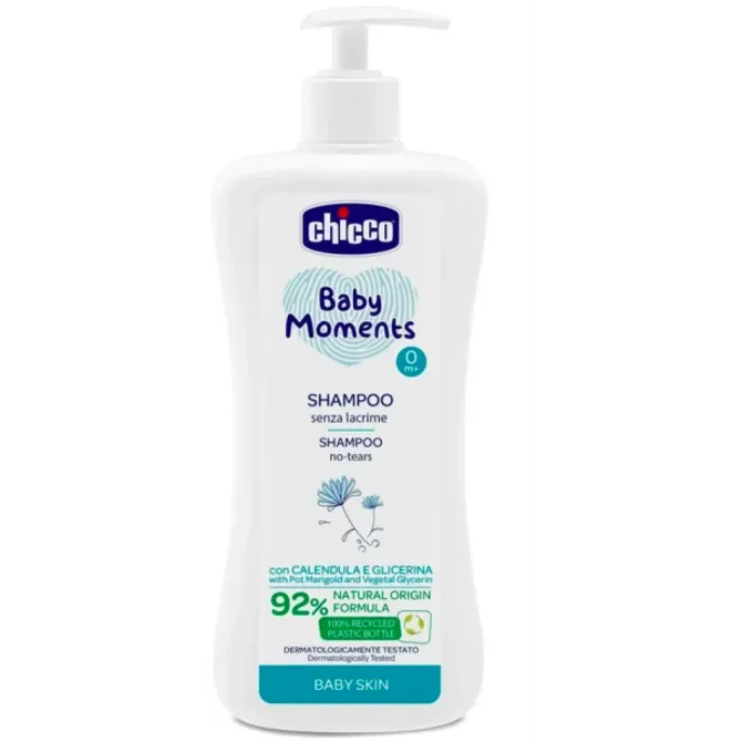 Шампунь для тіла та волосся Chicco Baby Moments "Без сліз" з екстрактом календули, 500 мл Львів - фото 1