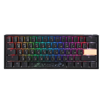 Клавиатура Ducky One 3 Mini Cherry MX Brown RGB UA USB Black (DKON2161ST-BUAPXCLAWSC1) Винница - изображение 1