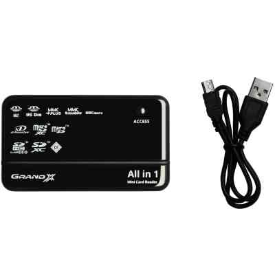 Считыватель флеш-карт Grand-X CRX05Black Винница