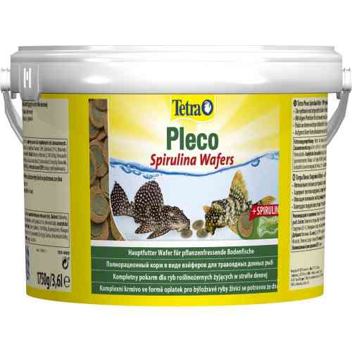 Корм Tetra Pleco Spirulina Wafers для травоїдних донних рибок пластинки 1,75 кг/ 3,6 л Київ