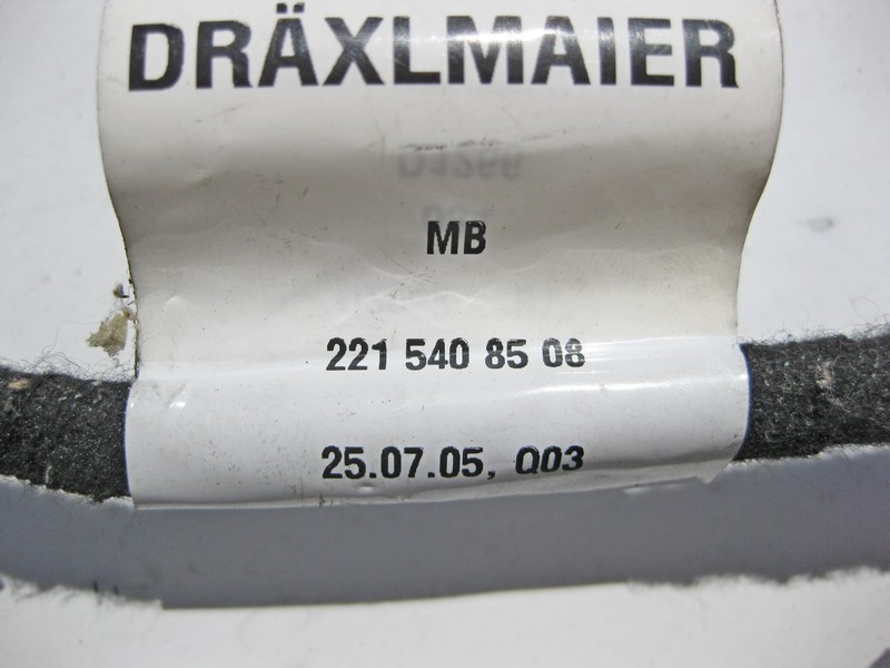 Mercedes-Benz  A2215408508 Джгут електропроводки задніх лівих дверей S-Class W221 Одесса - изображение 3