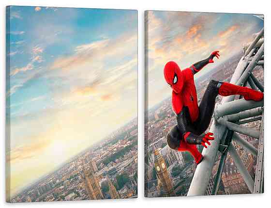 Модульна картина у вітальню/ спальню  Людина Павук       TLV-2_106 120х170 см Київ