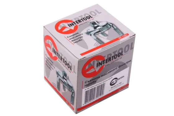 Съемник масляного фильтра краб Intertool 70-130мм Винница
